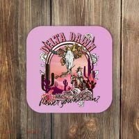 Delta Dawn WhatS That Flower You Have On Western Country Coaster thumb 0