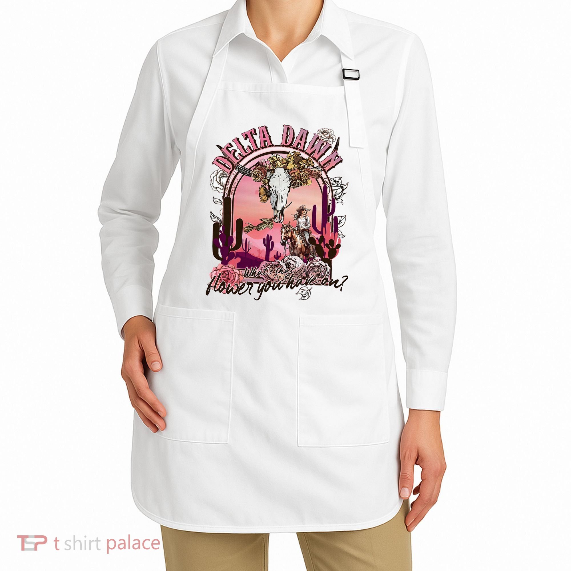 Delta Dawn WhatS That Flower You Have On Western Country Apron