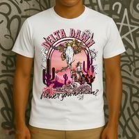Delta Dawn WhatS That Flower You Have On Western Country T-Shirt thumb 3