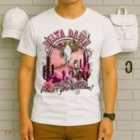 Delta Dawn WhatS That Flower You Have On Western Country T-Shirt thumb 6