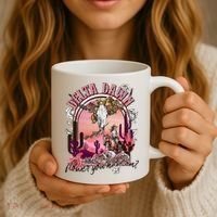 Delta Dawn WhatS That Flower You Have On Western Country Coffee Mug thumb 3