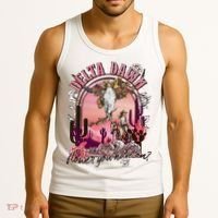 Delta Dawn WhatS That Flower You Have On Western Country Tank Top thumb 3