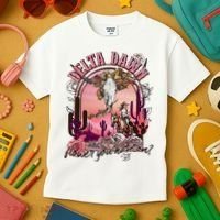 Delta Dawn WhatS That Flower You Have On Western Country Kids T-Shirt thumb 3