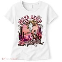 Delta Dawn WhatS That Flower You Have On Western Country Women's T-Shirt thumb 0