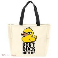 Dont Duck With Me Funny Gift Duck Tote Bag thumb 0
