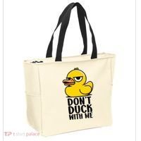 Dont Duck With Me Funny Gift Duck Tote Bag thumb 2