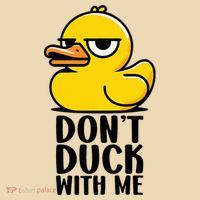 Dont Duck With Me Funny Gift Duck Tote Bag thumb 4