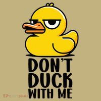 Dont Duck With Me Funny Gift Duck Sweatshirt thumb 2