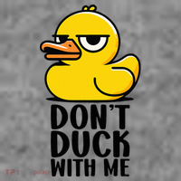 Dont Duck With Me Funny Gift Duck Toddler Hoodie thumb 2