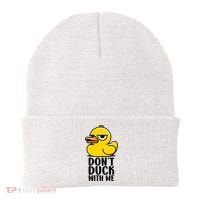 Dont Duck With Me Funny Gift Duck Beanie thumb 0