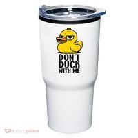 Dont Duck With Me Funny Gift Duck Tumbler thumb 0