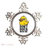 Dont Duck With Me Funny Gift Duck Ornament thumb 0