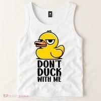 Dont Duck With Me Funny Gift Duck Tank Top thumb 2