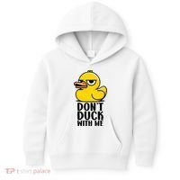 Dont Duck With Me Funny Gift Duck Kids Hoodie thumb 0