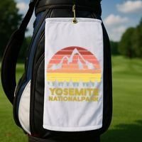 Debbie Dunn Yosemite National Park Tee Golf Towel thumb 2