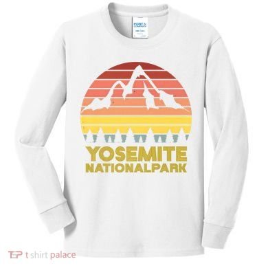 Debbie Dunn Yosemite National Park Tee Kids Long Sleeve Shirt