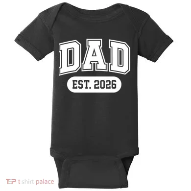 Dad Est 2026 Baby Bodysuit