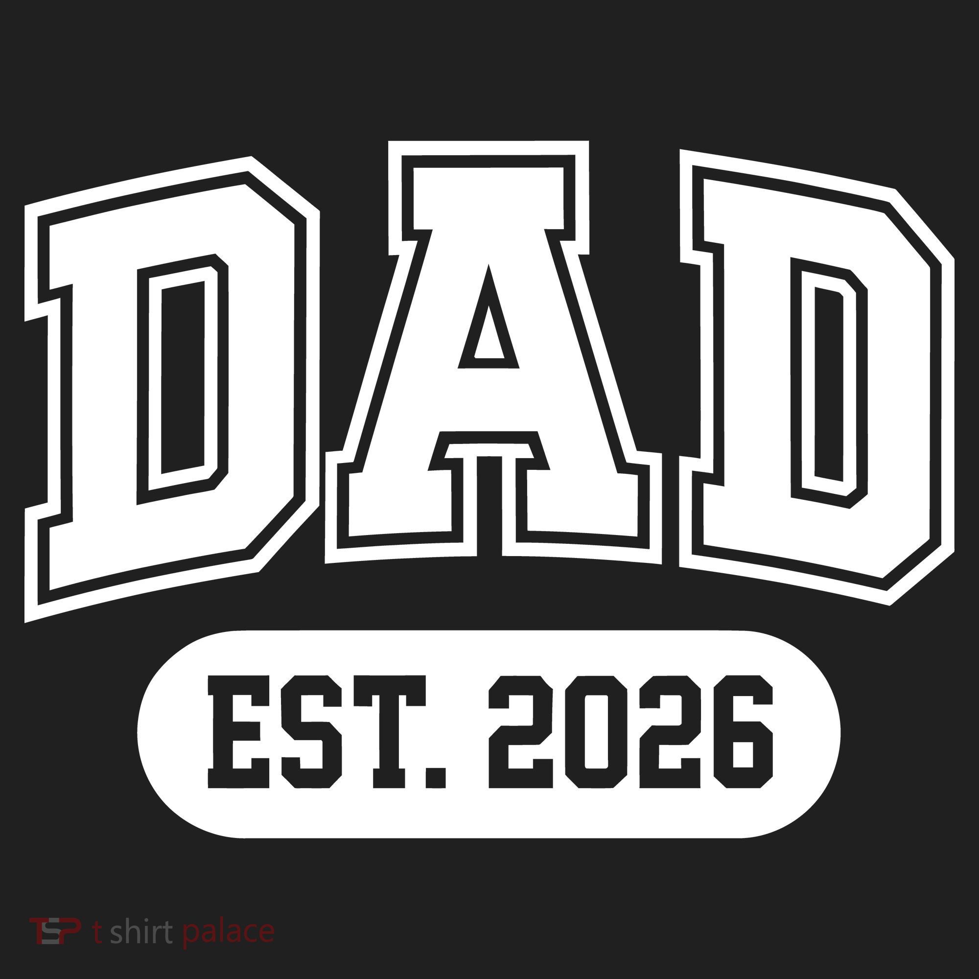 Dad Est 2026 Golf Towel