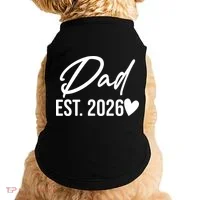 Dad EST 2026 Doggie Tank thumb 0
