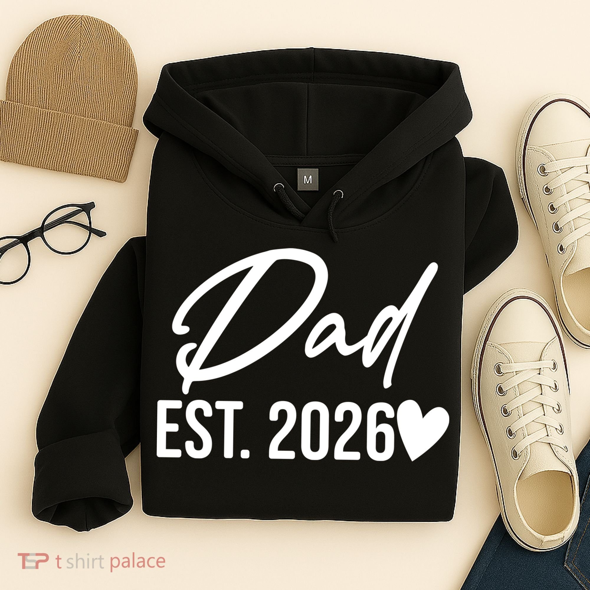 Dad EST 2026 Hoodie