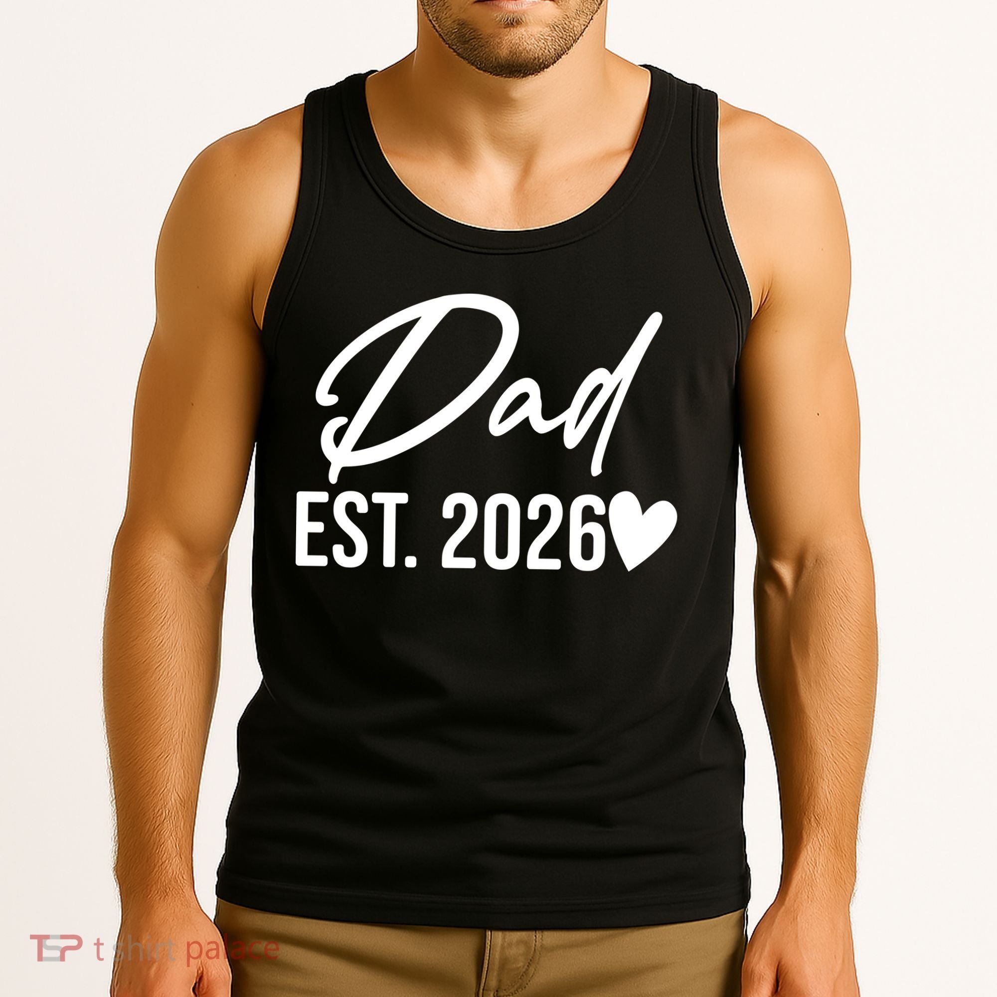 Dad EST 2026 Tank Top