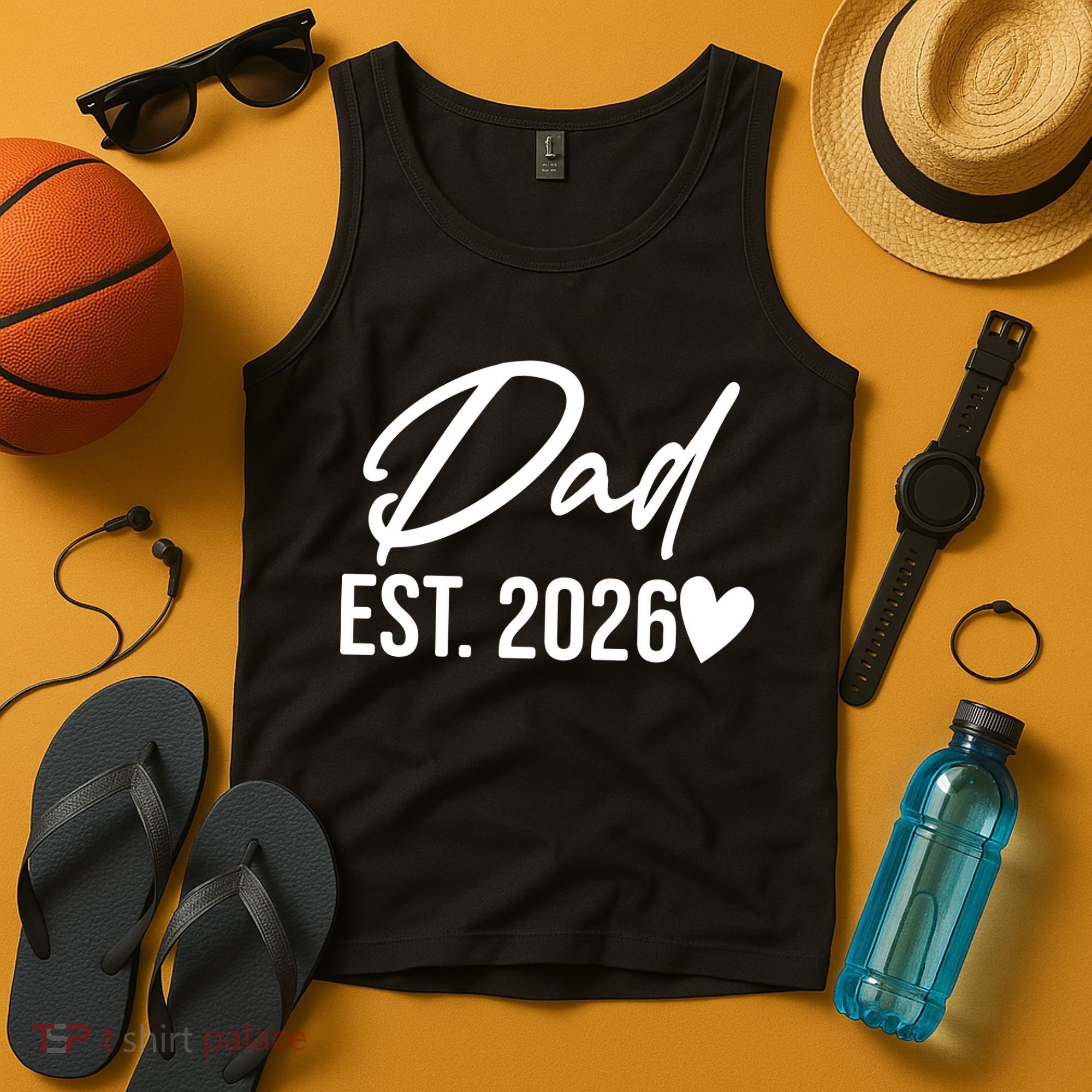Dad EST 2026 Tank Top