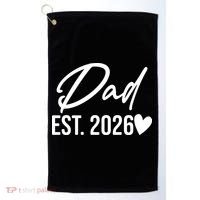 Dad EST 2026 Golf Towel thumb 0