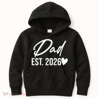 Dad EST 2026 Kids Hoodie thumb 0