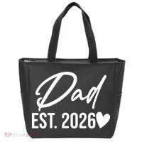 Dad EST 2026 Tote Bag thumb 0