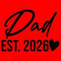 Dad EST 2026 Santa Hat thumb 1