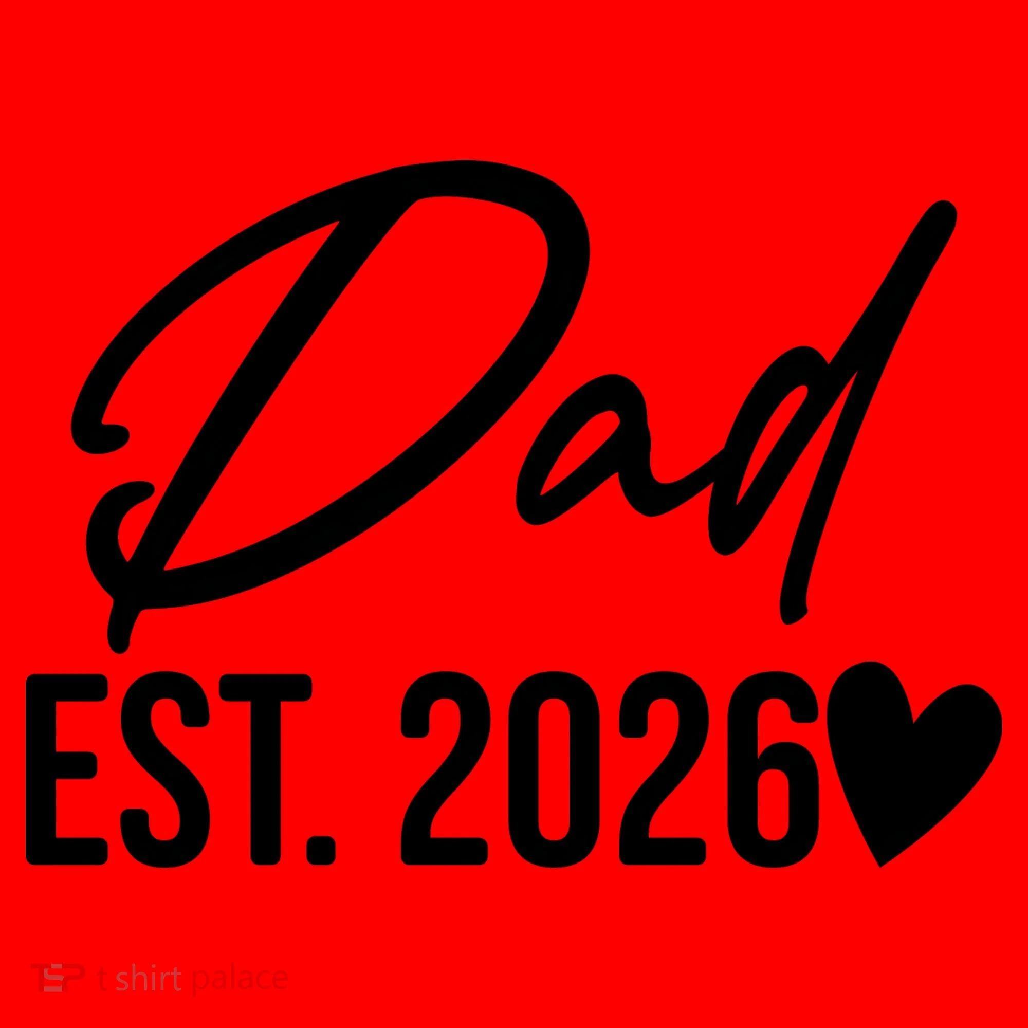 Dad EST 2026 Santa Hat