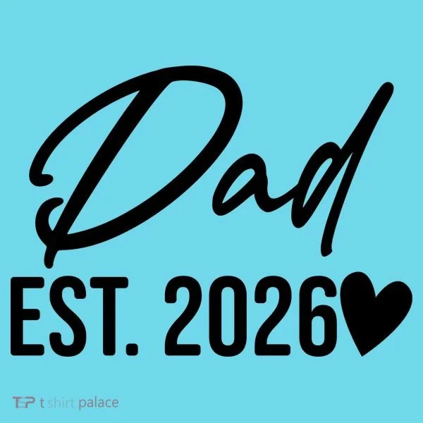 Dad EST 2026 Kids T-Shirt