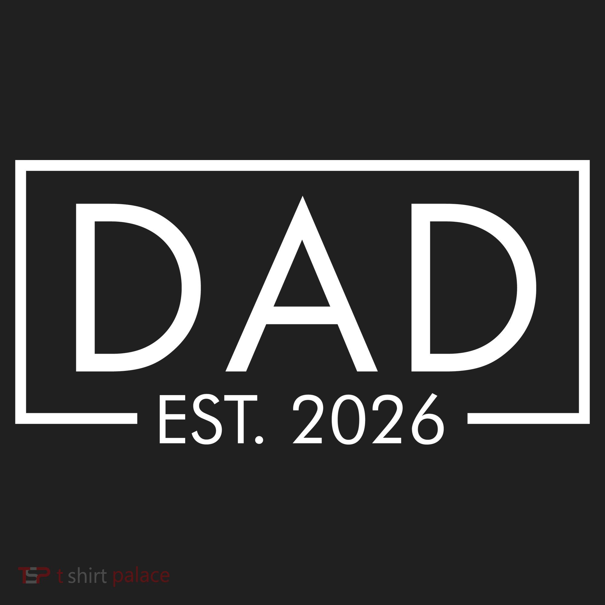Dad Est. 2026 Logo  Tumbler