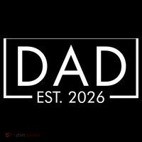 Dad Est. 2026 Logo  Ornament thumb 1