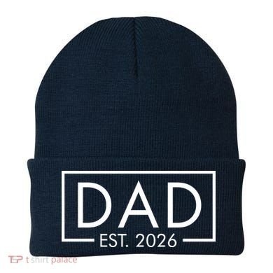 Dad Est. 2026 Logo  Beanie