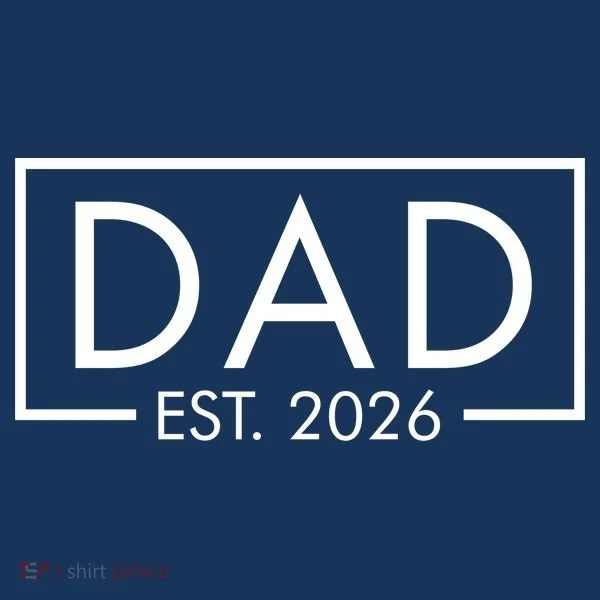 Dad Est. 2026 Logo  Baby Bodysuit