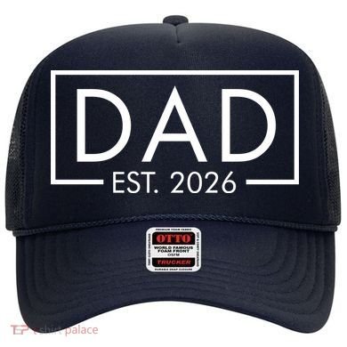 Dad Est. 2026 Logo  Hat