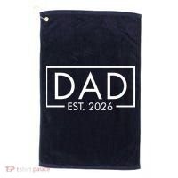 Dad Est. 2026 Logo  Golf Towel thumb 0