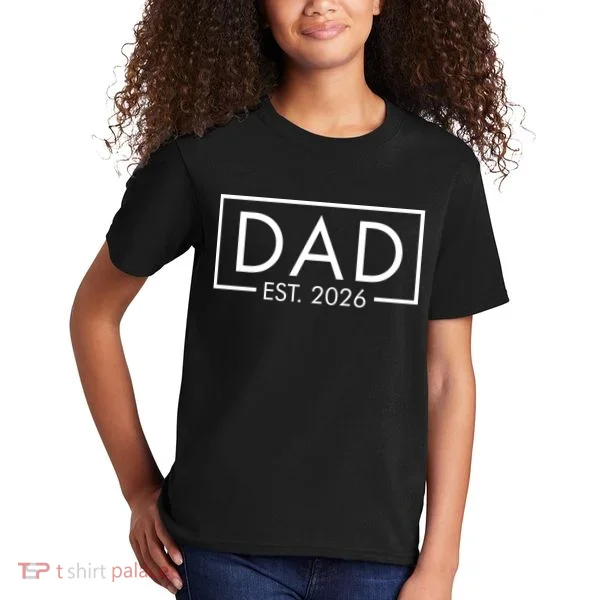 Dad Est. 2026 Logo  Kids T-Shirt