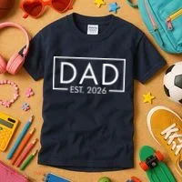 Dad Est. 2026 Logo  Kids T-Shirt thumb 3
