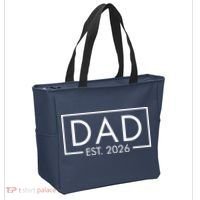 Dad Est. 2026 Logo  Tote Bag thumb 2