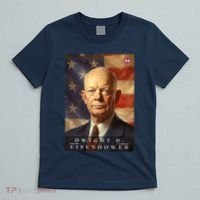 Dwight Eisenhower 34th President Of The United States Portrait T-Shirt thumb 5