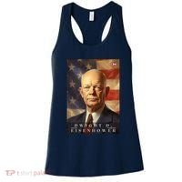 Dwight Eisenhower 34th President Of The United States Portrait Women's Tank Top thumb 0