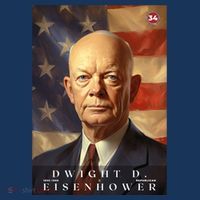 Dwight Eisenhower 34th President Of The United States Portrait Women's Tank Top thumb 5