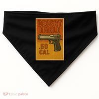 Desert Eagle 50 Cal Gun USA-Made Doggie Bandana thumb 0