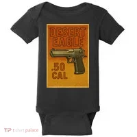 Desert Eagle 50 Cal Gun Baby Bodysuit thumb 0