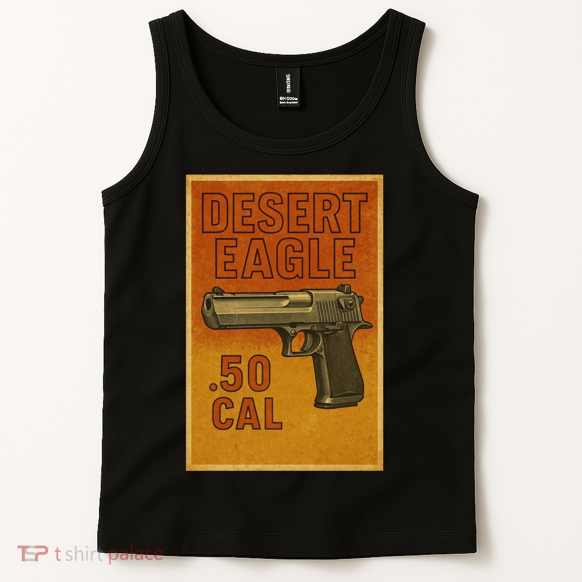 Desert Eagle 50 Cal Gun Tank Top