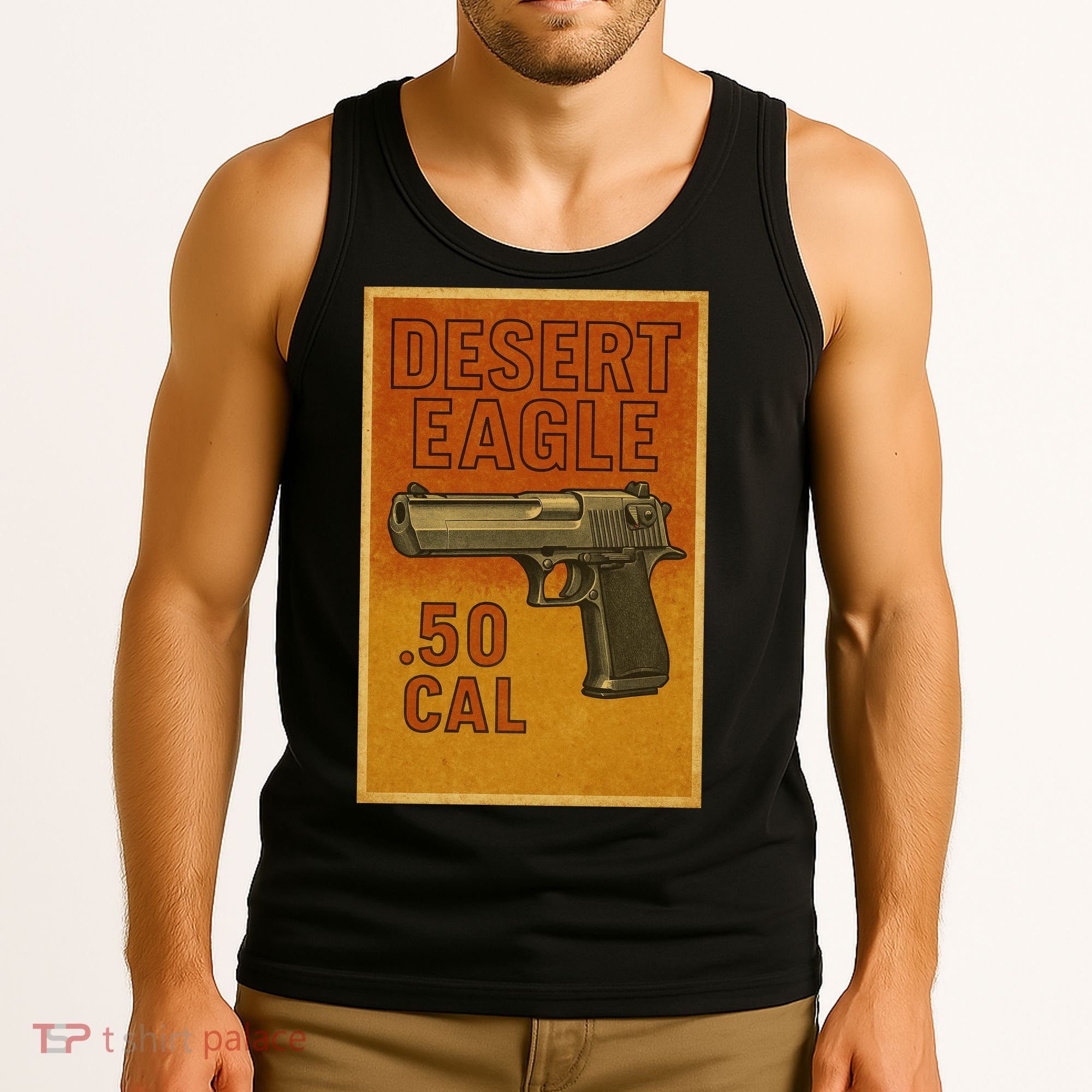 Desert Eagle 50 Cal Gun Tank Top