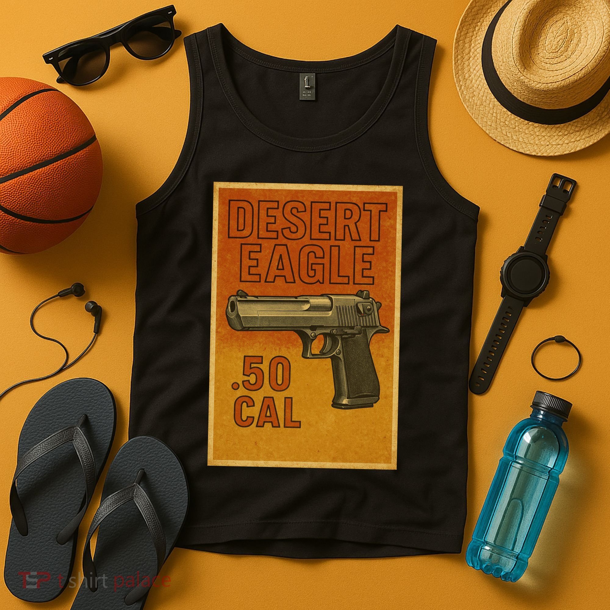 Desert Eagle 50 Cal Gun Tank Top