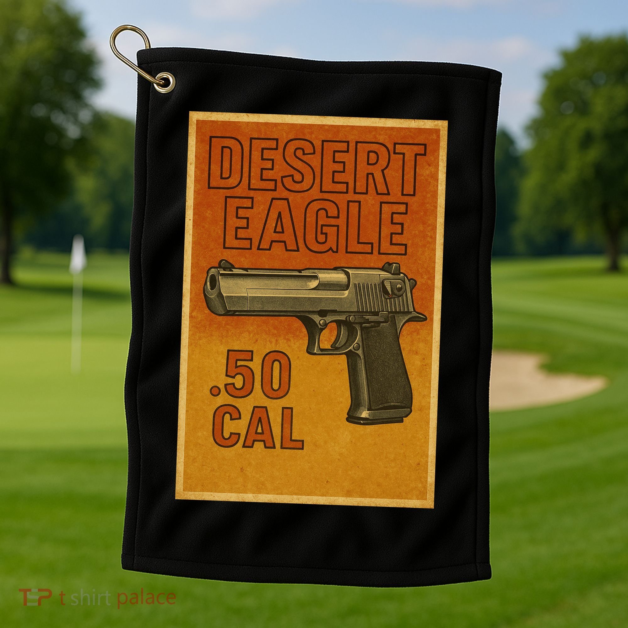 Desert Eagle 50 Cal Gun Golf Towel